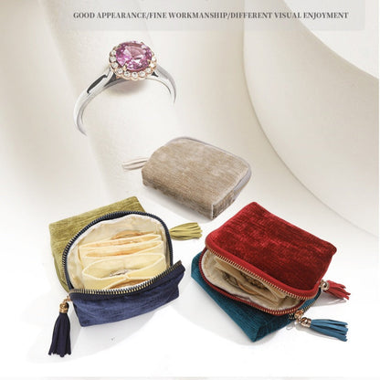 Lena – Compact Sieraden Organizer voor Onderweg met Fluwelen Voering