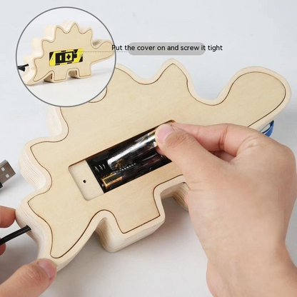 SparkPlay Houten Activiteitenbord – Versterkt Zelfvertrouwen, Wekt Verwondering Op
