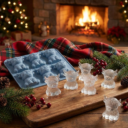 HighlandChill — Koe IJsblokjesvorm | 1+1 GRATIS