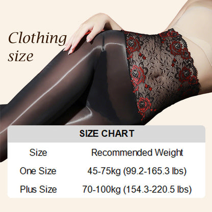 Rose – Hoge taille mesh kousen | 1+1 GRATIS