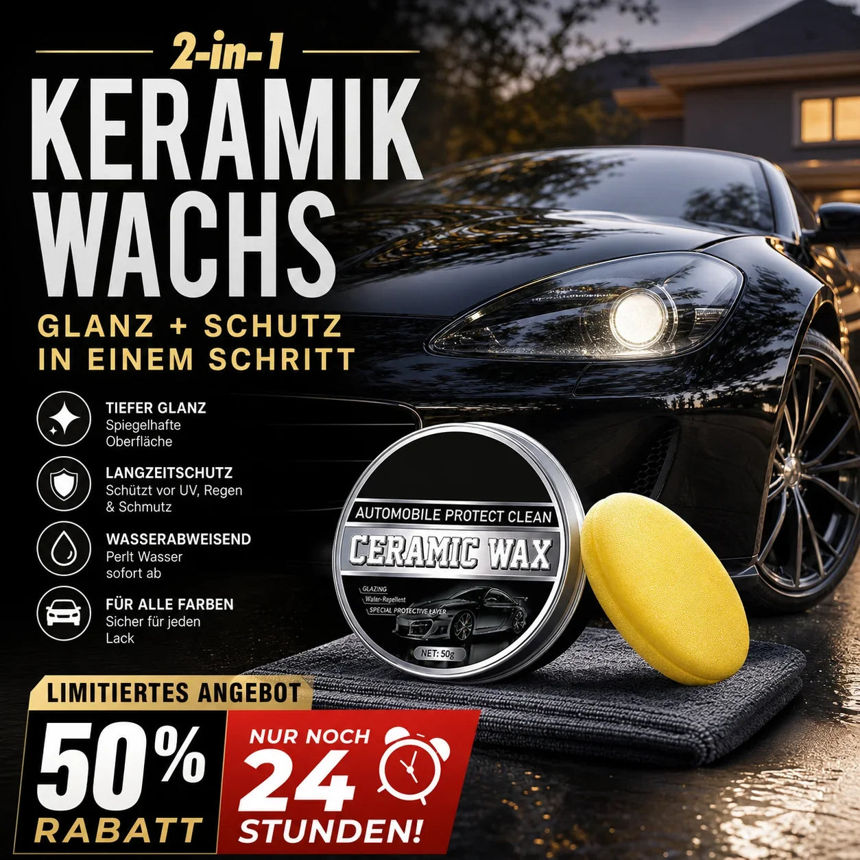 RadiantShield Pasta — Herstel Glans, Weersta Weer