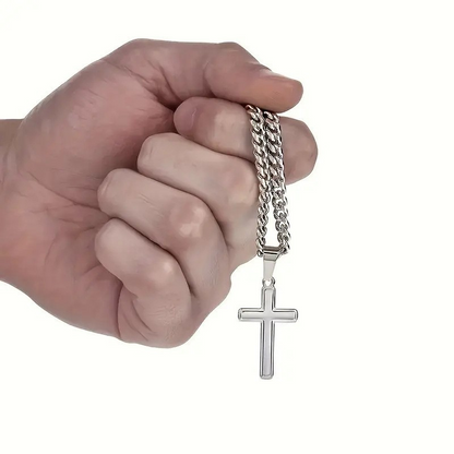 ValorCross — Stalen Kruishanger Ketting | 50% KORTING
