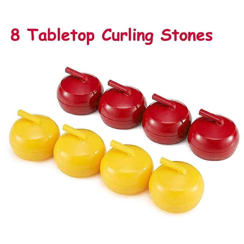 Opvouwbare Curling Tafelspel – 12 Ballen – Direct Plezier Overal