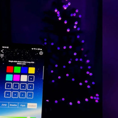 Kerstverlichting met unieke kleuren