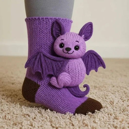 FluffyFeet – Ultra-lichte katoenmengsokken voor in huis met antislipzolen