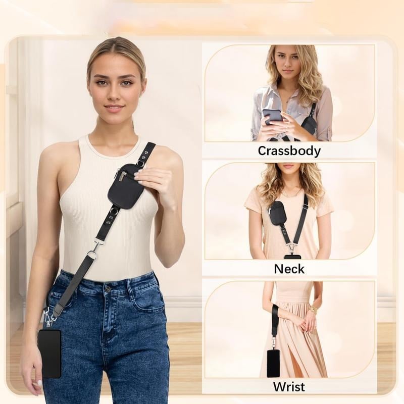 VersaCarry Crossbody Lanyard — Blijf Licht, Vrij, Zelfverzekerd