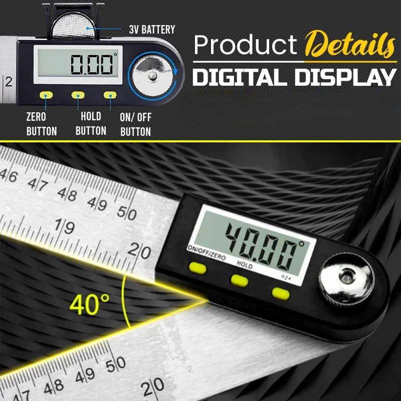 PrecisionPro Digitale Hoekmeter – Geen Fouten, Volledige Controle