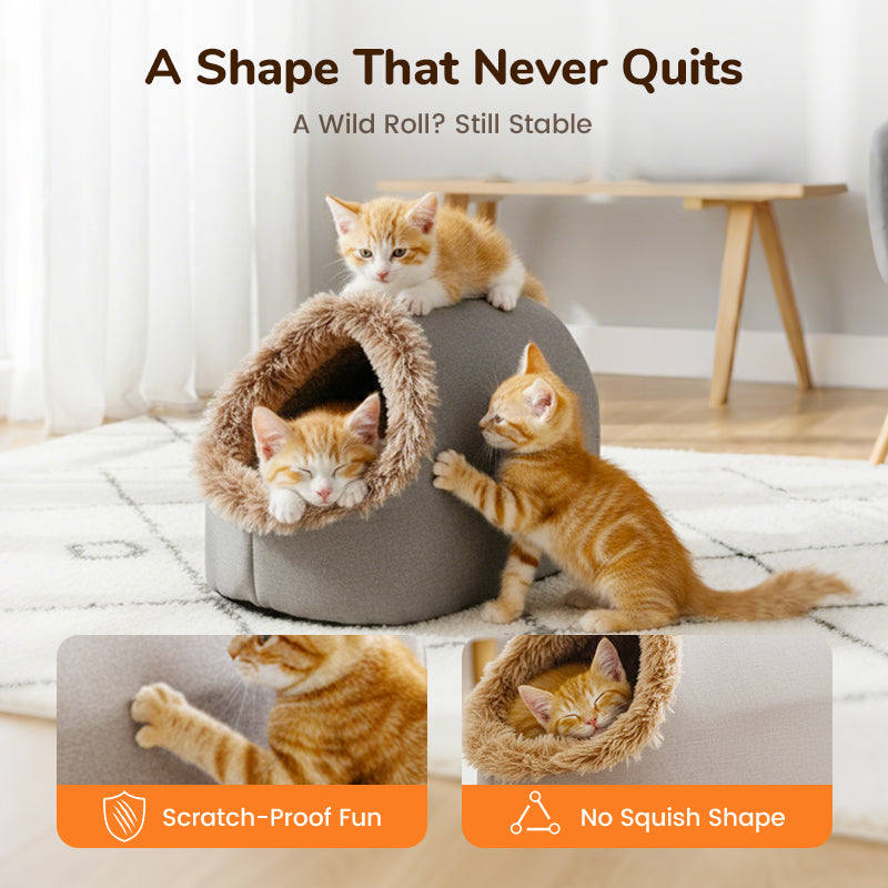 CozyCave – Kattenknuffelgrot | 50% KORTING