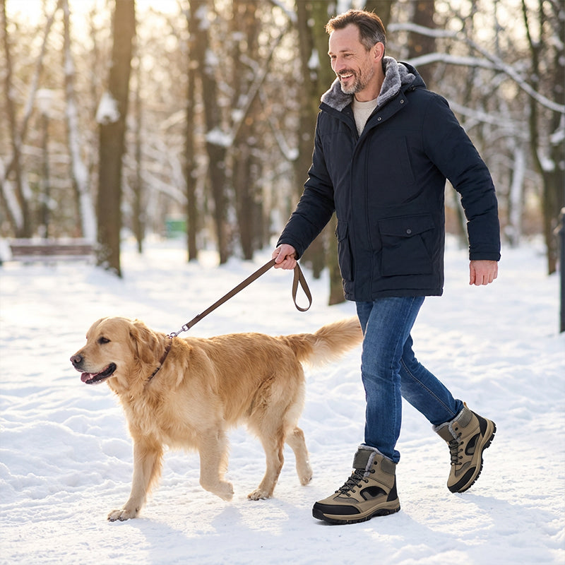 Hunter – Heren Winterlaarzen met Antislipzool en Warme Voering