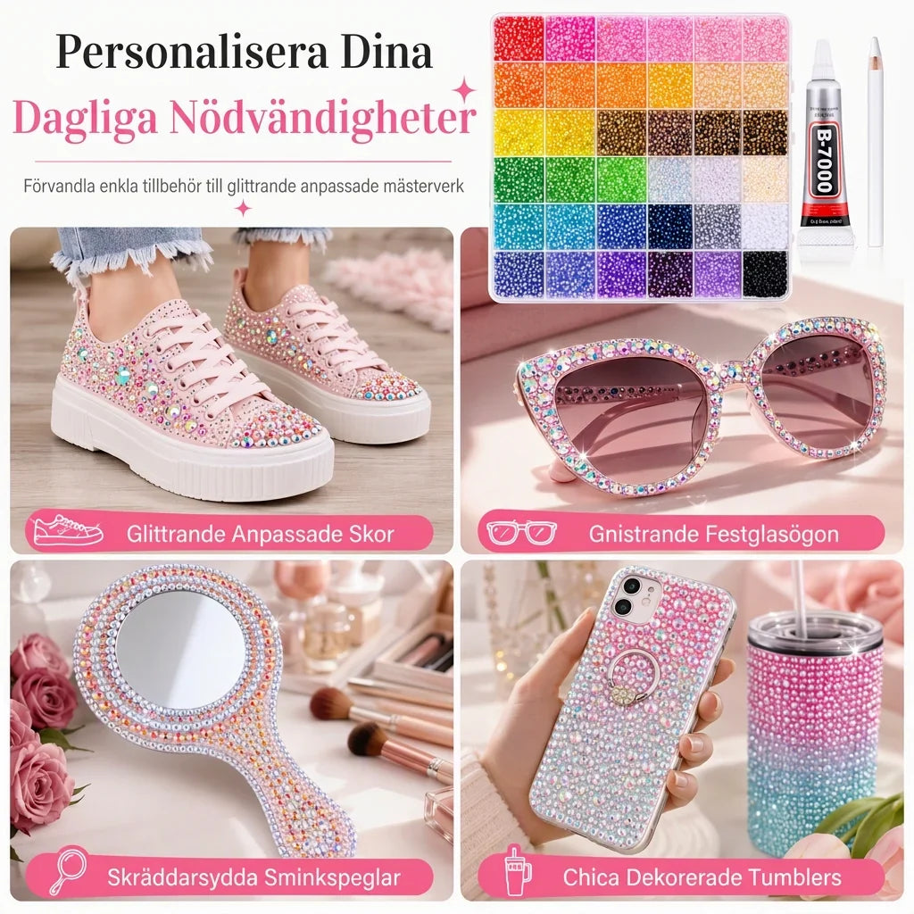 Crystal Art Set — Ontketen Glamorieuze Creativiteit