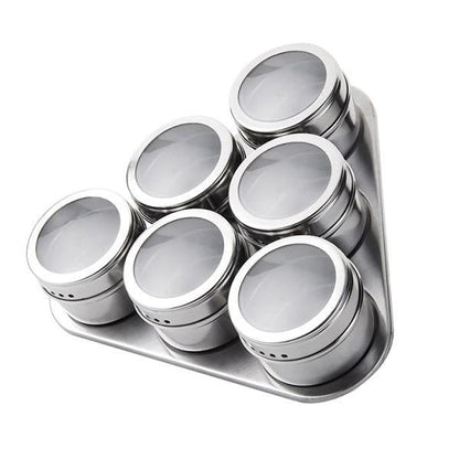SpiceMag Pro - Set van 4 stuks — Magnetische Kruiden Organizer | 50% KORTING
