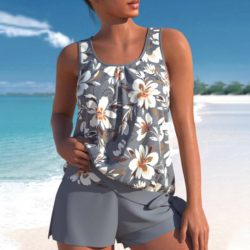 Sophia — Geprinte Tankini voor Comfort en Stijl de Hele Dag Door