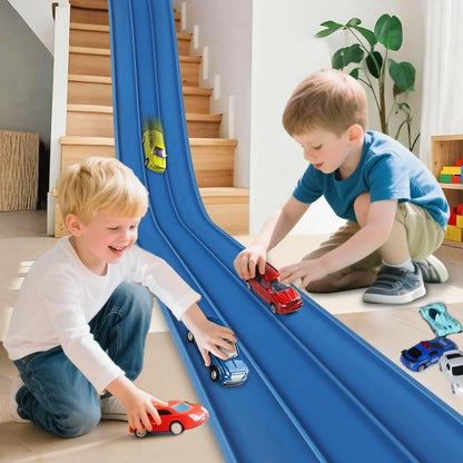 Rode 4 Meter Racebaan met 4 Auto's – Ontdek Onbeperkt Raceplezier