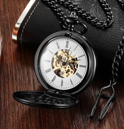 Mechanisch Zakhorloge met Spinnenwebpatroon — Bezit Tijdloze Gedurfdheid