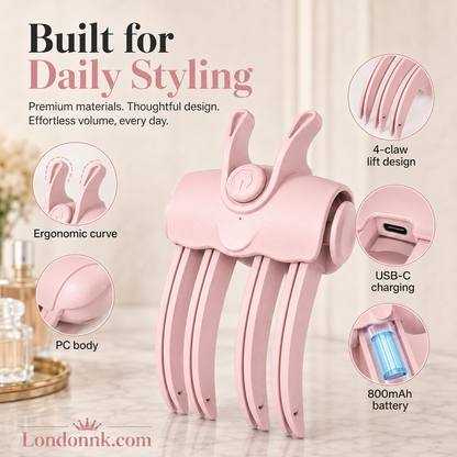 LuxeLift Verhit Haarclip — Directe Wortelboost