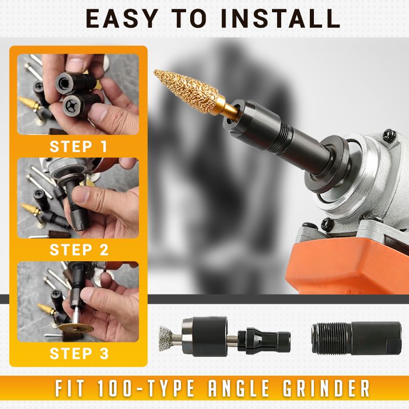 PowerGrip — Slijpmachine Adapter Tool | 1+1 GRATIS
