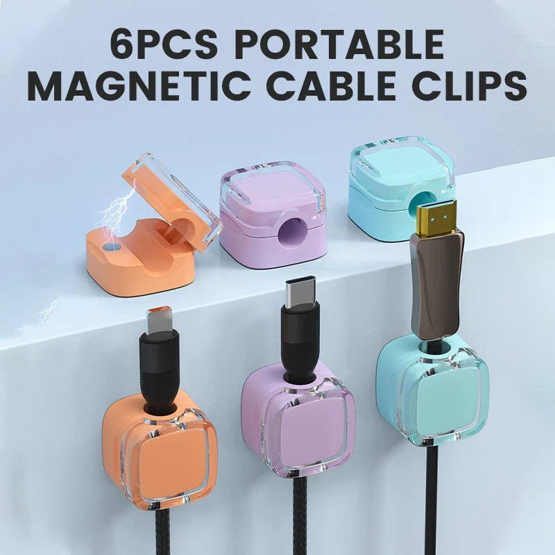MagneNest Magnetische Clips – Geen Kabelchaos Meer