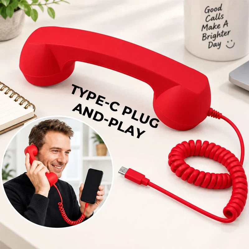 VintageVibe Koptelefoon — Ervaar Bellen Opnieuw Met Zelfvertrouwen