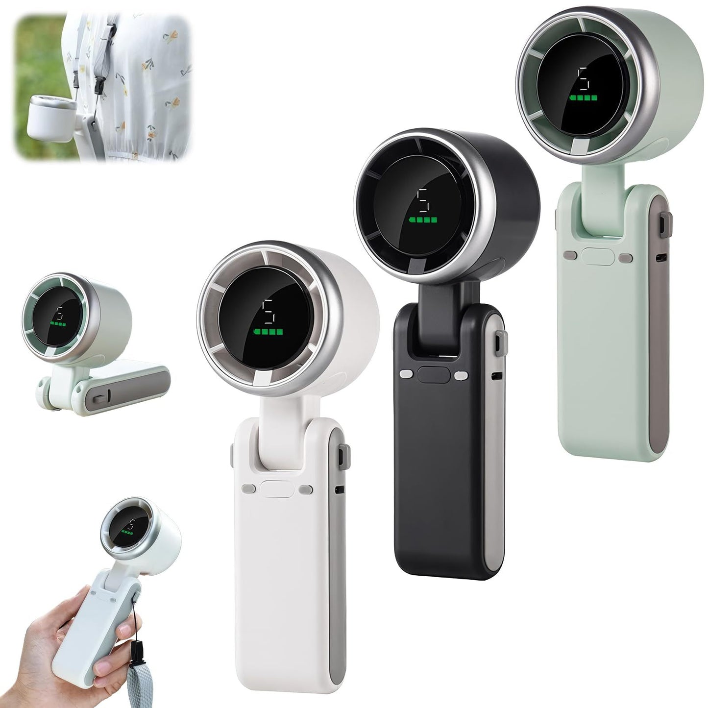 BreezeFlex – Opvouwbare 180° Turboventilator | 1+1 GRATIS