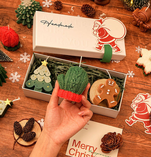 FestiveGlow – Kerstgeurkaarsenset in geschenkdoos