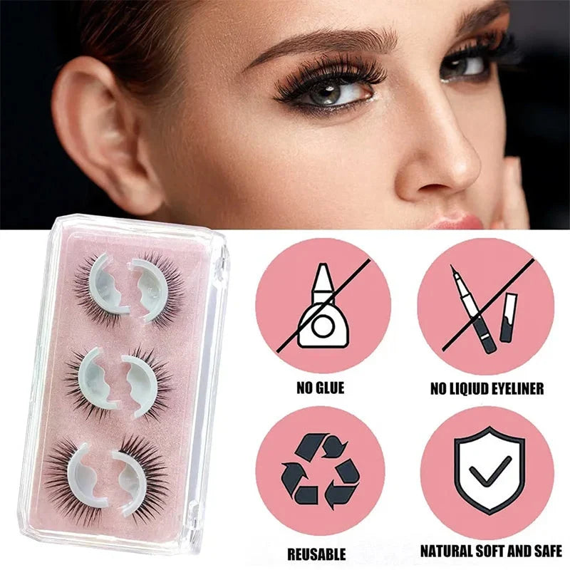 LushLure Zelfklevende Wimpers — Direct Opvallende Look