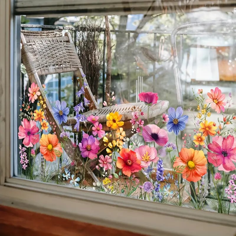 BloomView™ Kleurrijke raamsticker | 1+1 GRATIS