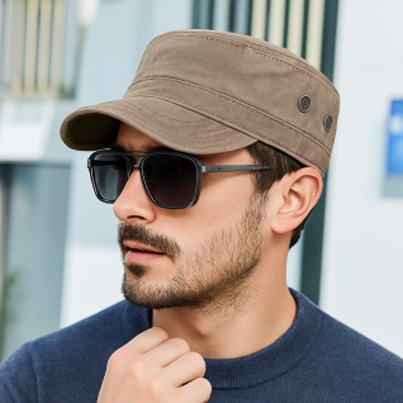 Hunter — Militaire Flat Cap | 1+1 GRATIS