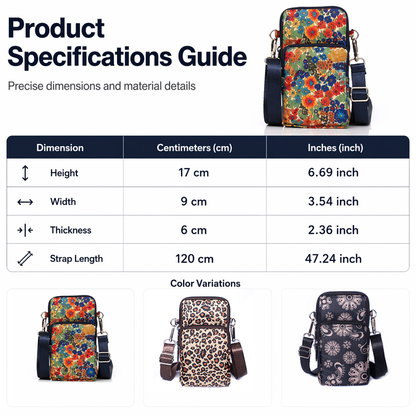Bloemen Mini Tote Tas — Blijf Stijlvol, Beweeg Vrij