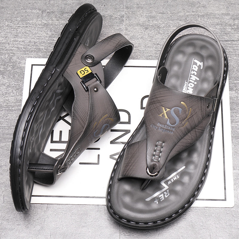 Kevin — Comfort Leren Slippers | 50% KORTING