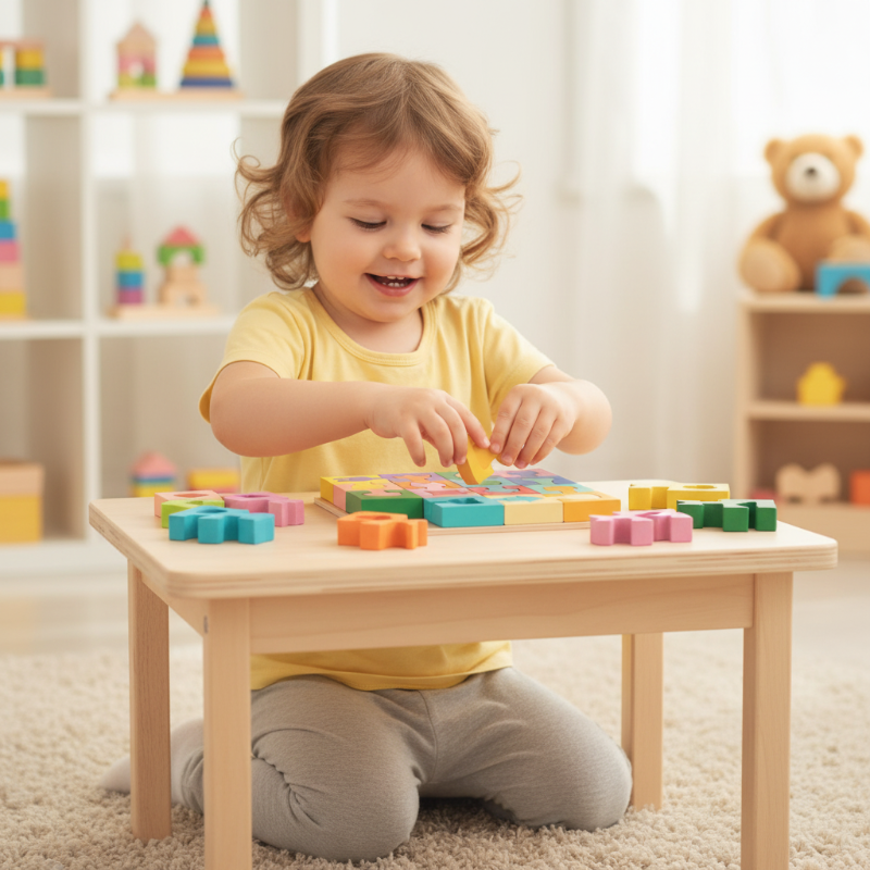 BrainBoost – Houten Vormpuzzel | 50% KORTING