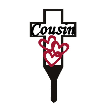 Variant image for Begraafplaatskruis - Duurzaam Herinneringssymbool voor Moeders met Roos-9