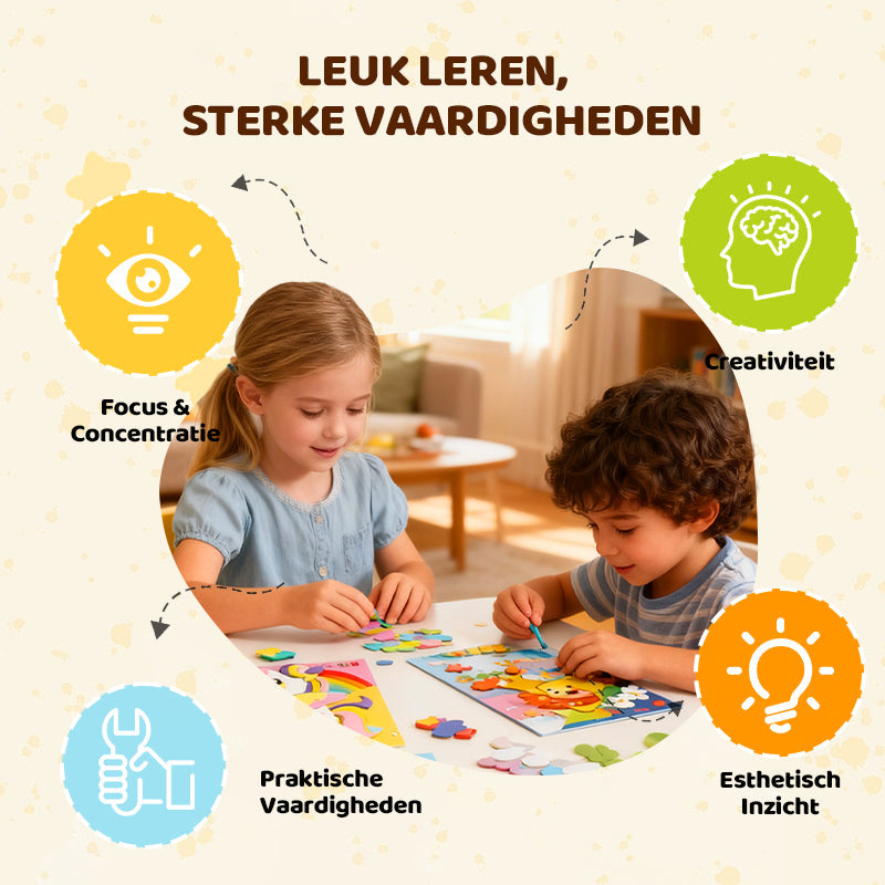 CraftyKids – DIY 3D EVA knutselstickers