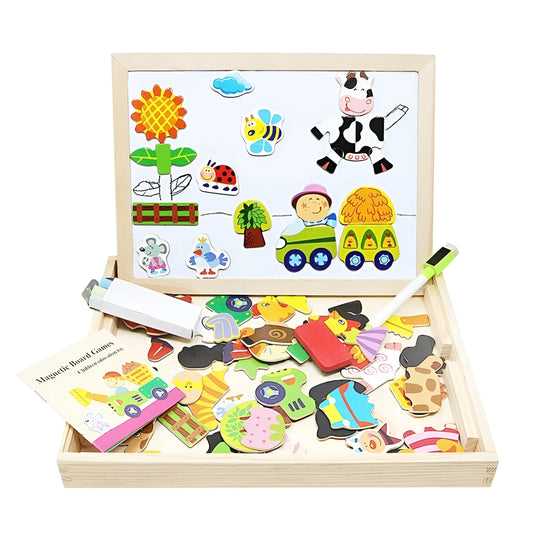 EduDraw - Magnetische Dubbelzijdige Tekentafel | 50% KORTING