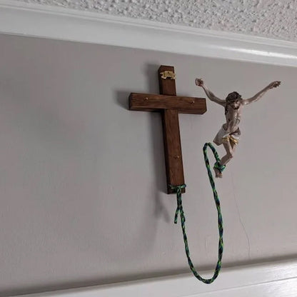 Sprong van geloof Jezus decoratie