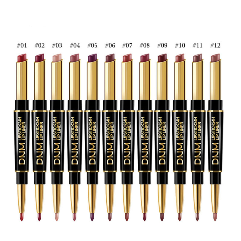Lipliner en lippenstift 2 in 1 | 1+1 GRATIS