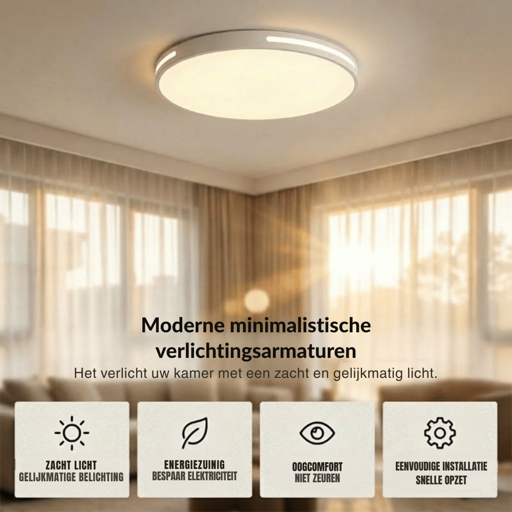MoodMaster — Dimbare LED-Plafondlamp | 50% KORTING