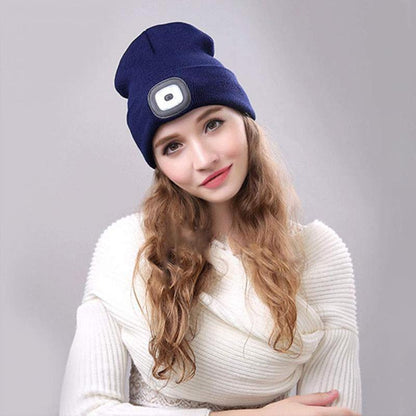 LED Gebreide Winter Beanie Muts