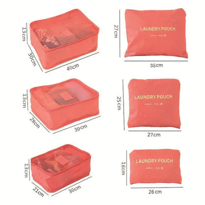 TravelSet™ 6 Koffer Opbergtassen | 50% korting