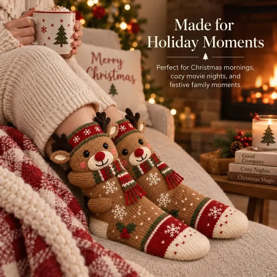 HugSocks — 3D Kerst Warme Sokken