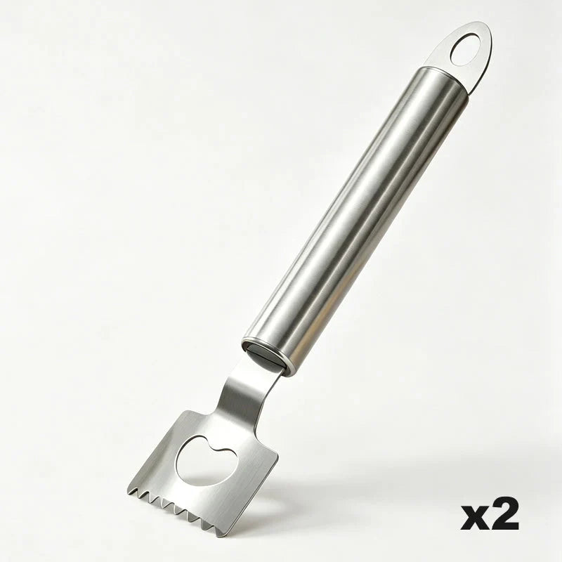 RVS 2-in-1 Maïsschiller en Flesopener – Snel, Schoon, Moeiteloos
