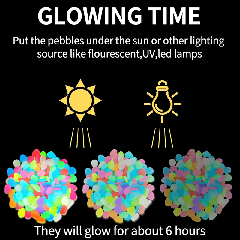 GlowPebbles — Glow Tuinstenen | 50% KORTING