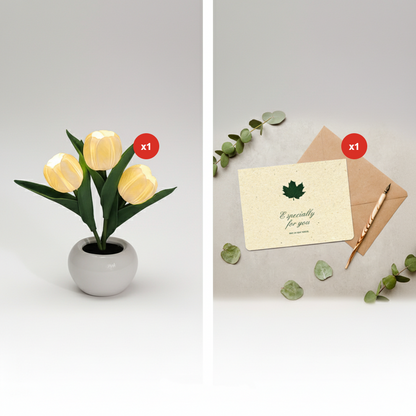 BloomGlow – Lichtgevende Tulpenlamp | 50% KORTING