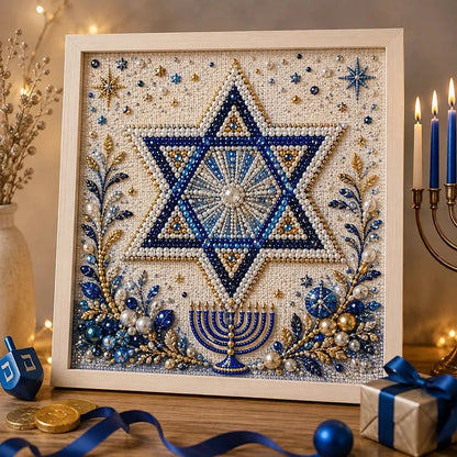 GlowCraft Menorah Knutselpakket — Ontsteek Vreugde, Straal Rust uit