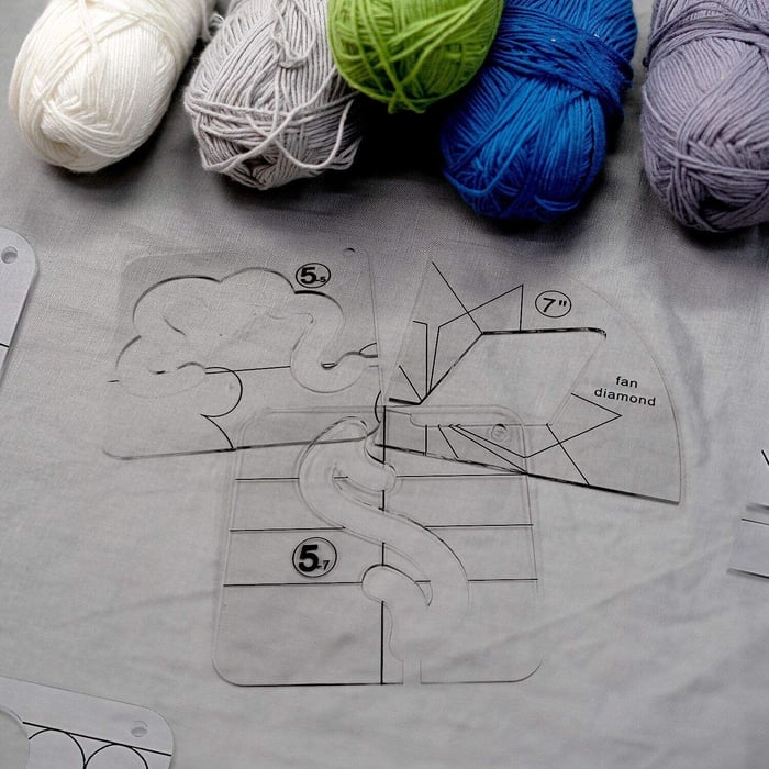 StitchCraft — Quilt Sjabloonset 12 stuks | 50% KORTING