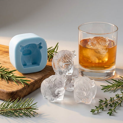 HighlandChill — Koe IJsblokjesvorm | 1+1 GRATIS