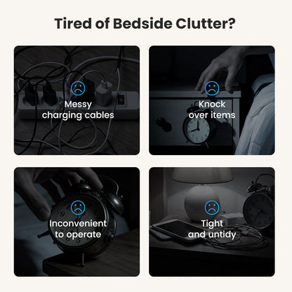 LumiNest — Smart Wekker met Oplader & Licht | 50% KORTING