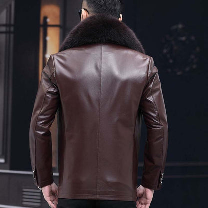 Henry – Warme PU Leren Jas | 50% KORTING