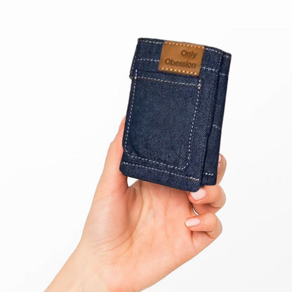 Marley – Mini Spijkerbroekenportemonnee met Speels Ontworpen Patroon