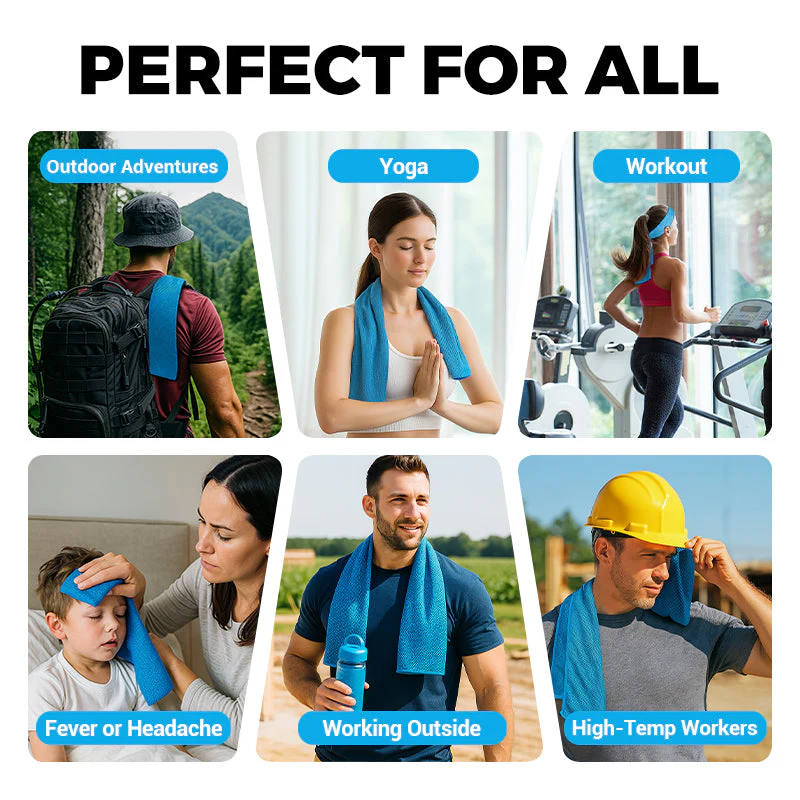 CoolSnap — Direct Verkoelende Handdoek | 1+2 GRATIS