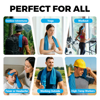 CoolSnap — Direct Verkoelende Handdoek | 1+2 GRATIS